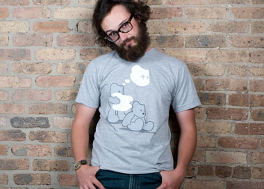 threadless bad teddy tee